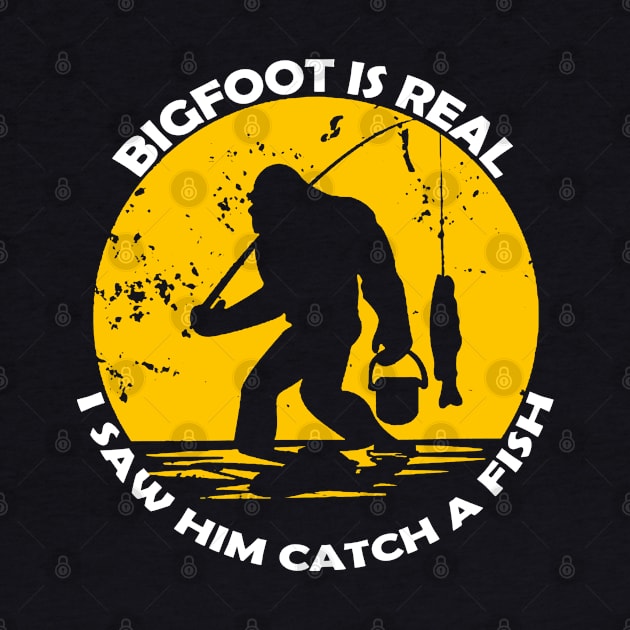 Bigfoot is real, i saw him catch a fish by JameMalbie